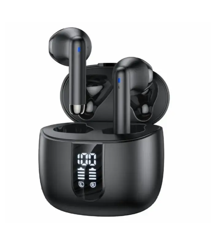 YESIDO EARPHONES TWS22 LED BT5.3 BLACK