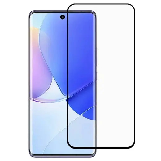 Fusion full glue 5D aizsargstikls pilnam ekrānam Huawei Nova 9 | Honor 50 melns