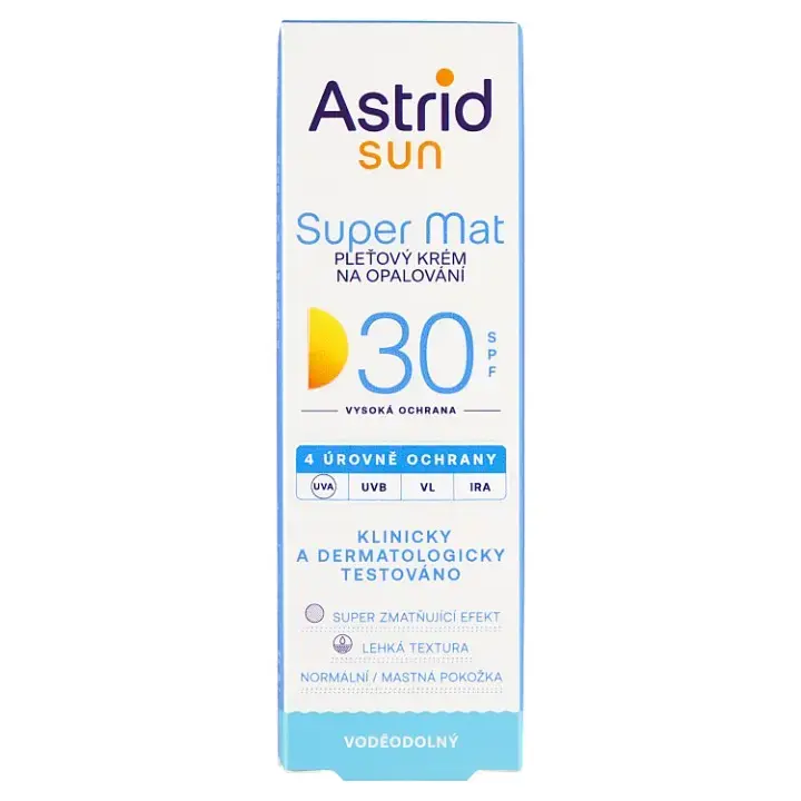 Astrid Sunscreen SPF 30 Super Mat 50 Ml