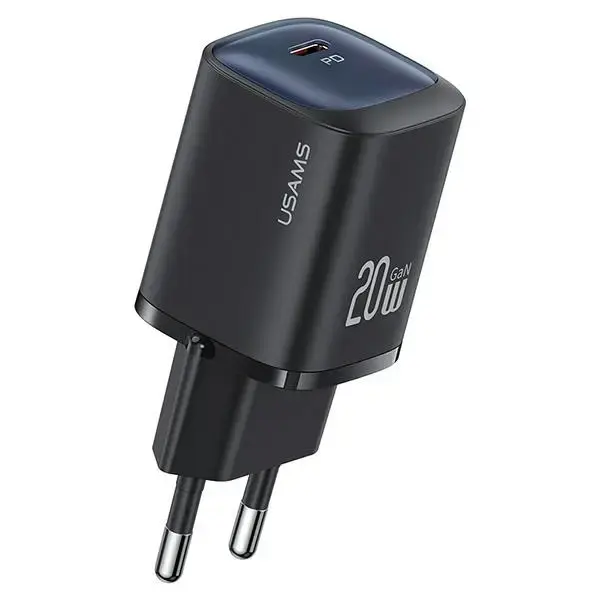 USAMS CC248 зарядное устройство | 20W | GaN | USB-C | черное