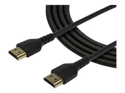 StarTech.com 2m Premium Certified HDMI 2.0 Cable with Ethernet - 6ft High Speed UHD 4K 60Hz HDR Durable Rugged Ultra HD HDMI Monitor Cord - HDMI with Ethernet cable - 2 m