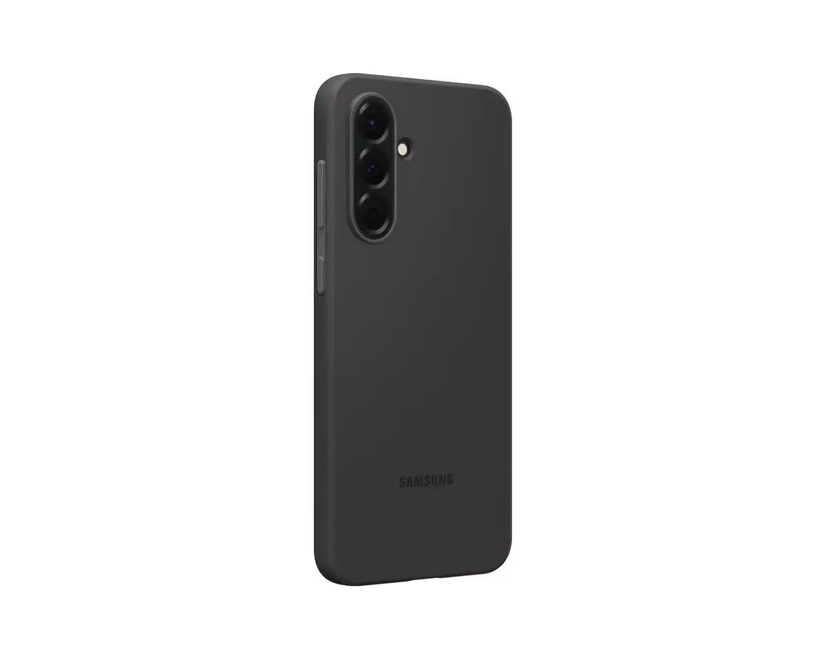 Samsung EF-PA566CBE Silicone maciņš telefonam Samsung Galaxy A56 (A566) melns (Bojāts iepakojums)