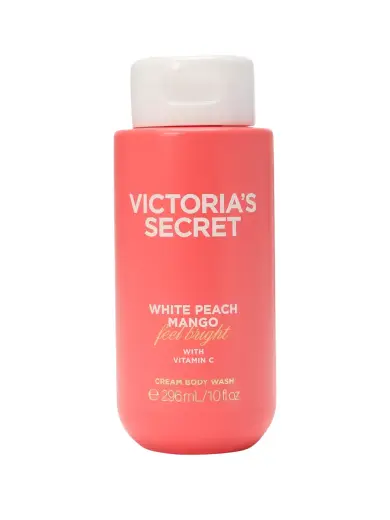 Victoria's Secret, White Peach & Mango, Hydrating & Cleansing, Shower Cream, 296 ml