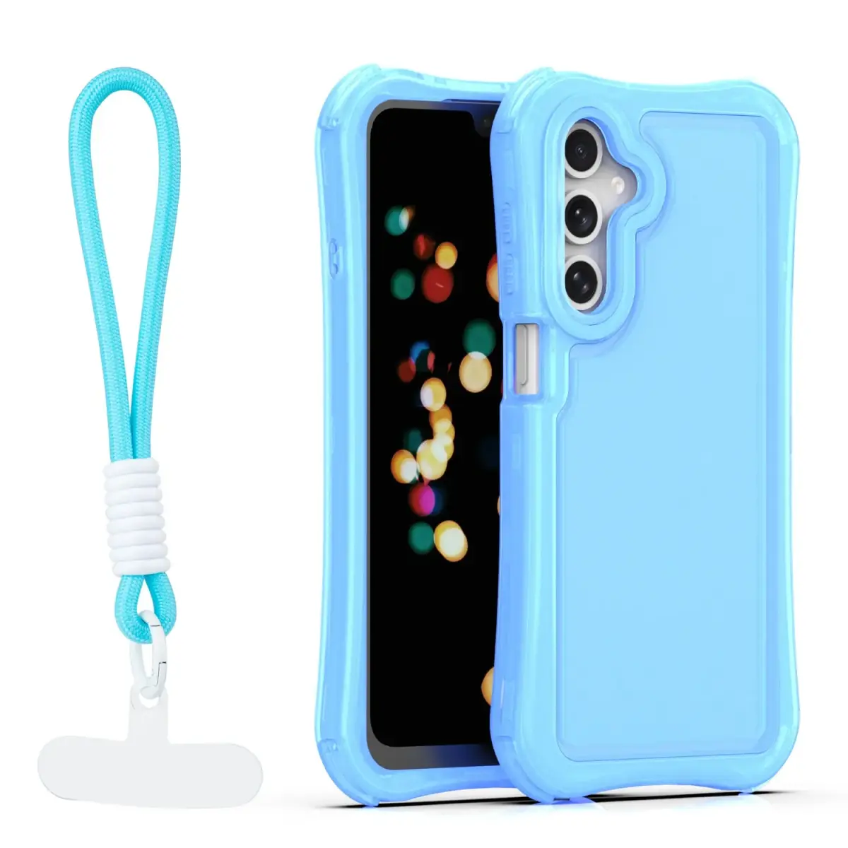 Safepop case with strap for Samsung Galaxy A16 4G / A16 5G blue