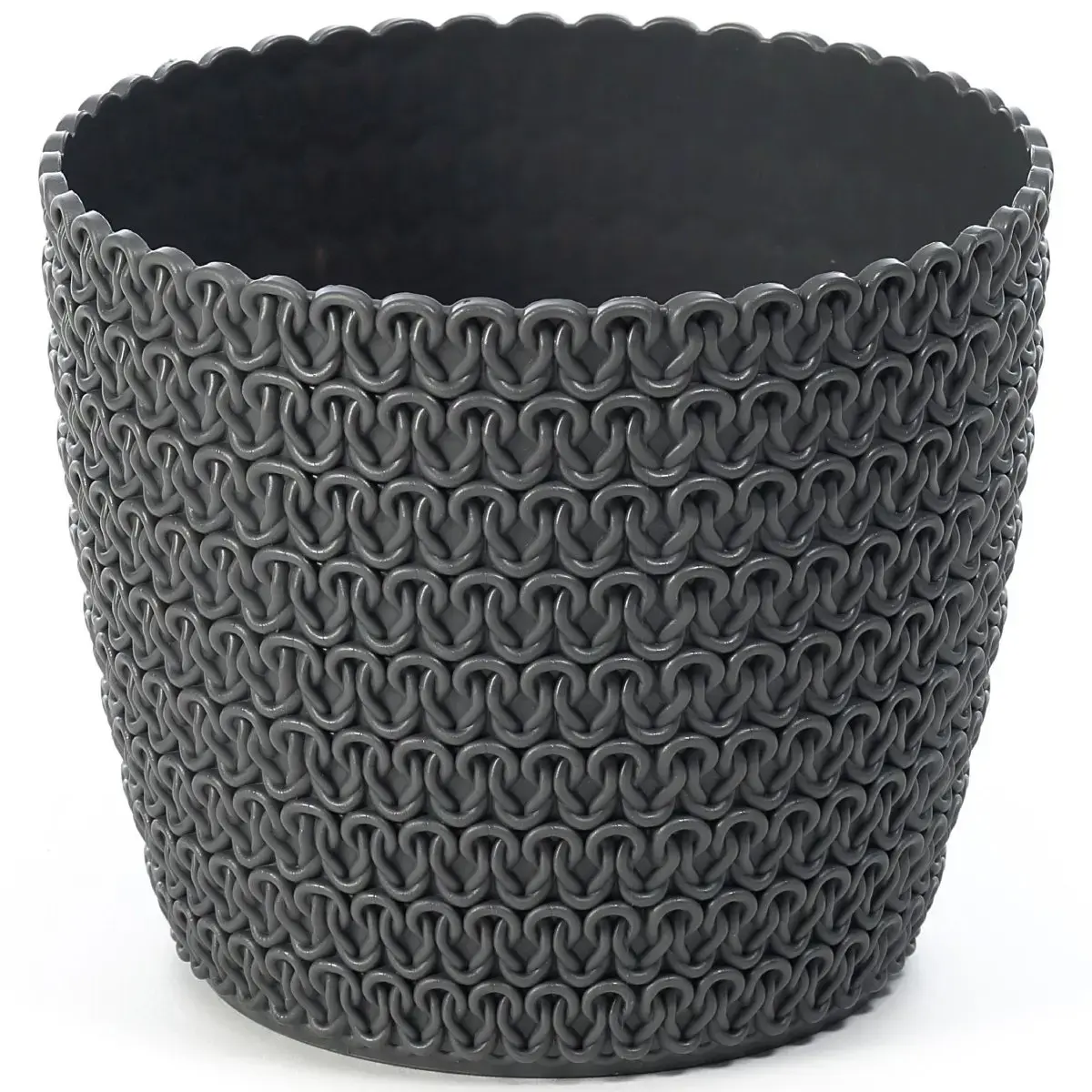 Puķu pods Magnolija Jersey 160x140mm, antracīts