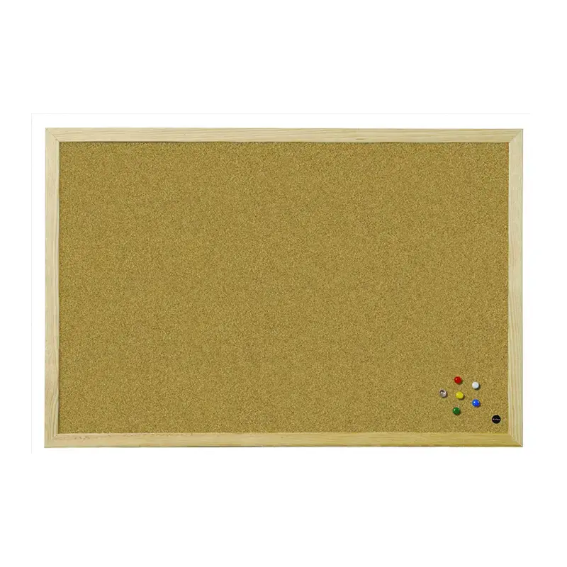 Korķa tāfele BI-OFFICE BUDGET 80x60, priedes rāmis