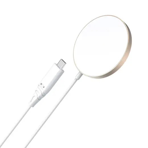 Choetech magnetic wireless charger 15W MagSafe for iPhone 12|13|14 gold (T518-F-GO)
