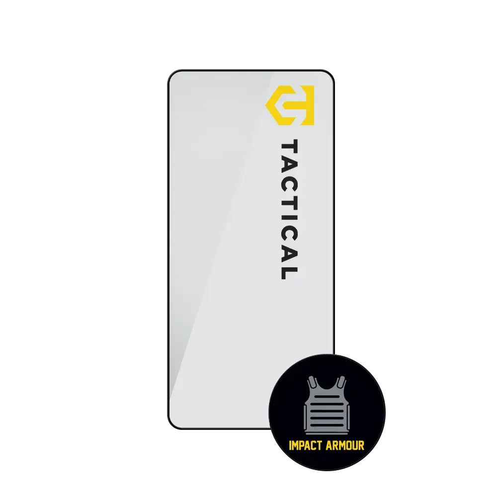 Tactical Impact Armour aizsargstikls telefona ekrānam Galaxy S26+ ar uzstādīšanas rāmi