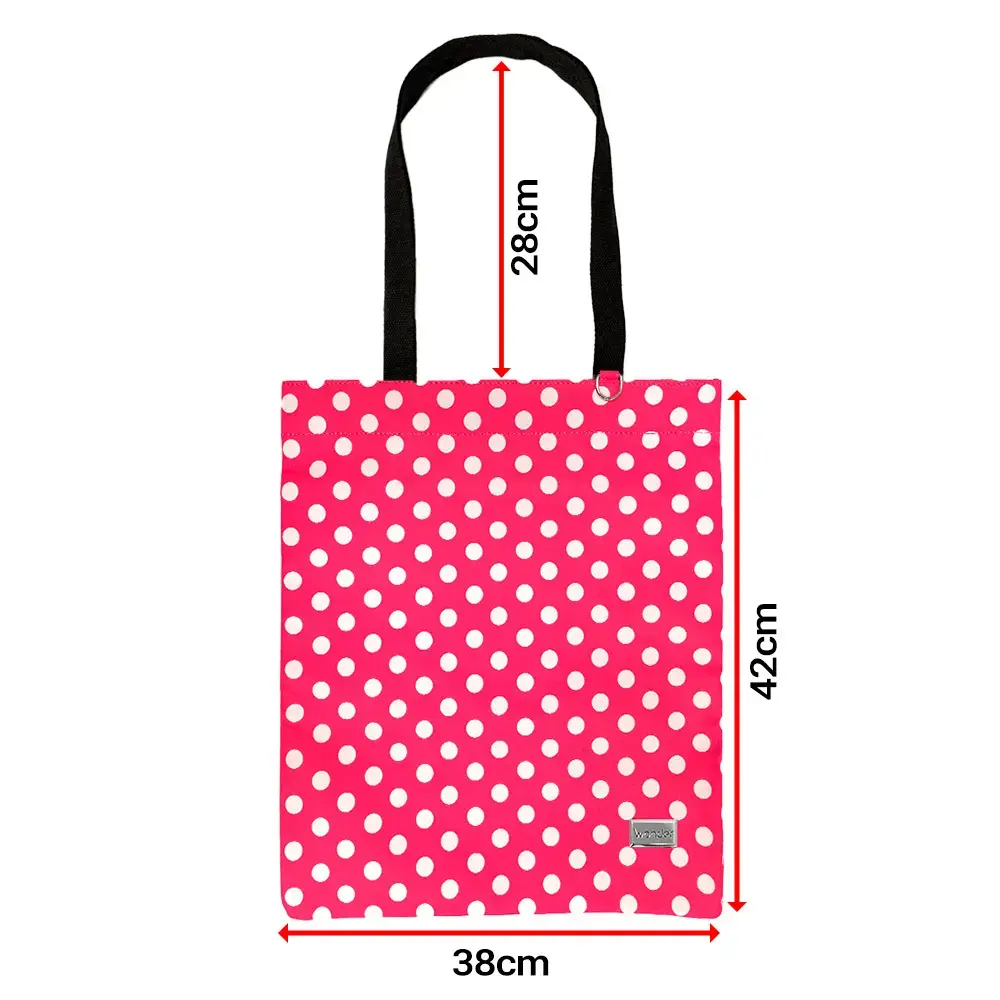 Shopping bag Wonder wzór 2 pink polka-dot