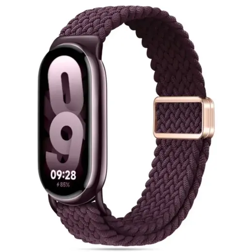 Tech-Protect NylonMag Strap for Xiaomi Smart Band 8 | 9 | NFC - Purple