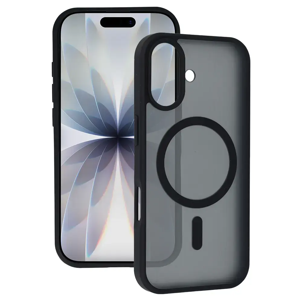 Tel Protect Aura Matte maciņš ar MagSafe atbalstu telefonam iPhone 17 melns