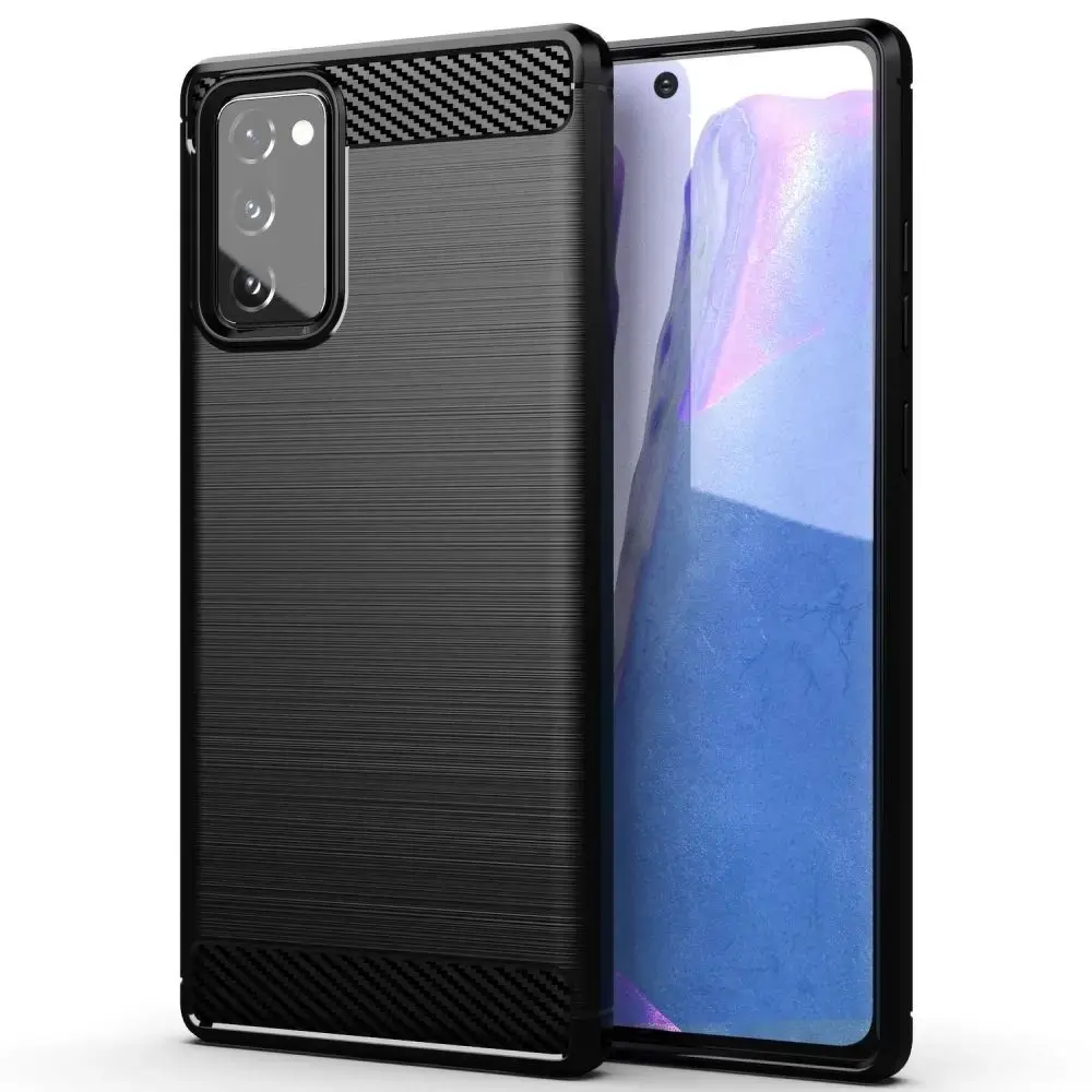 Carbon maciņš telefonam Samsung Galaxy Note 20 melns