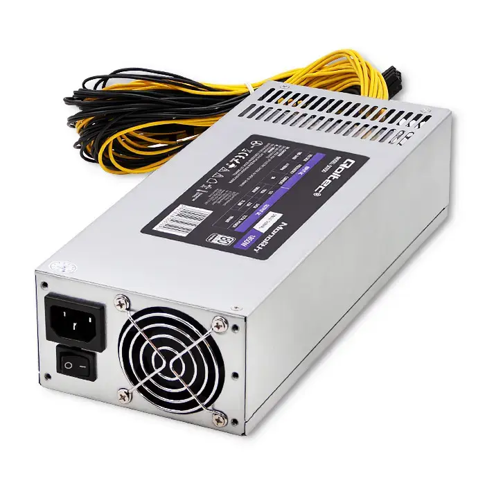 Qoltec POWER SUPPLY 1850W PCI-E| 80 Plus Platinum | Data mining