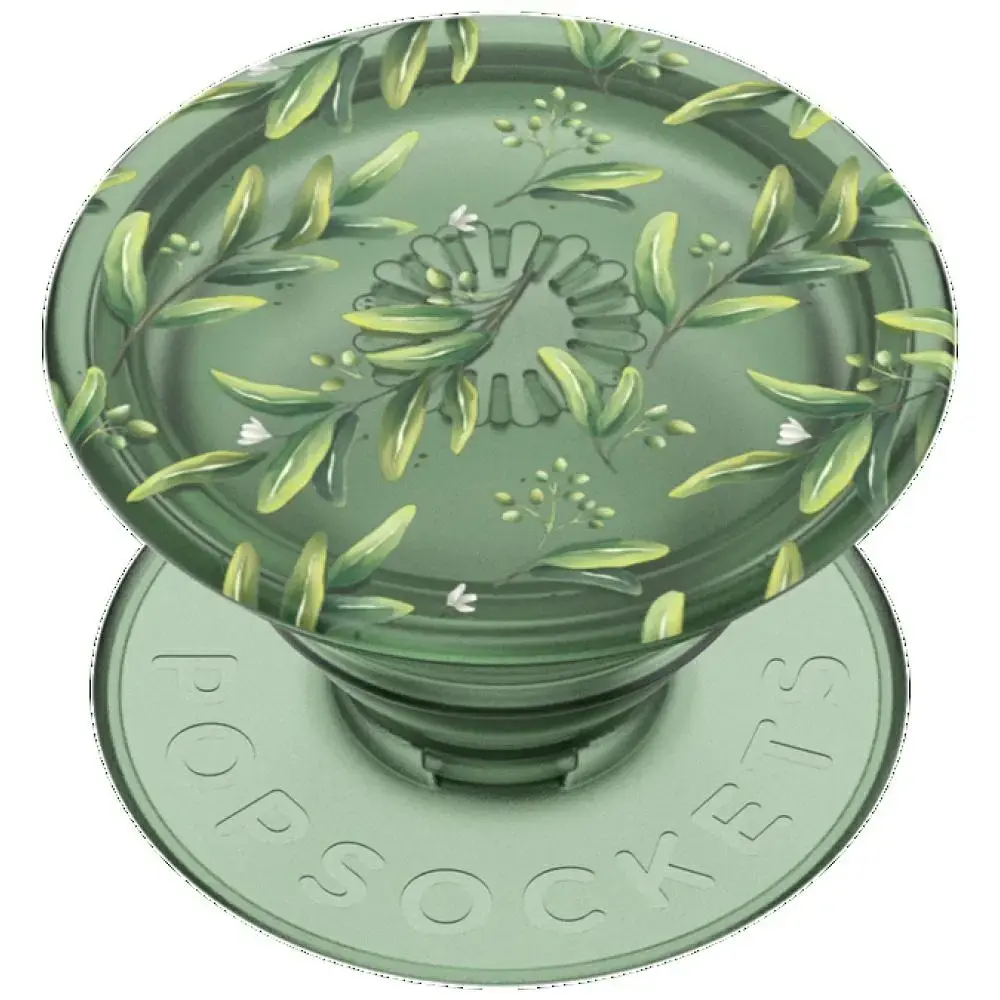 Uchwyt i podstawka do telefonu           Popsockets PlantCore Grip Olive zielony 807373