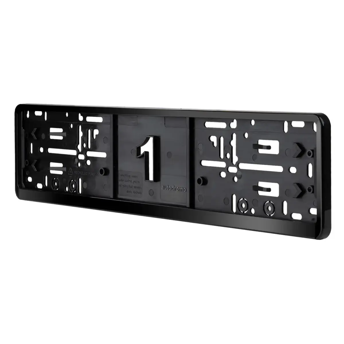 License Plate Frame - BLACK PREMIUM UE/DE AMIO-04780