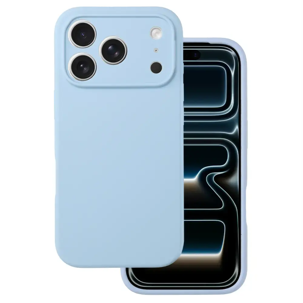 Silicone Lite Case for Iphone 17 Pro light blue