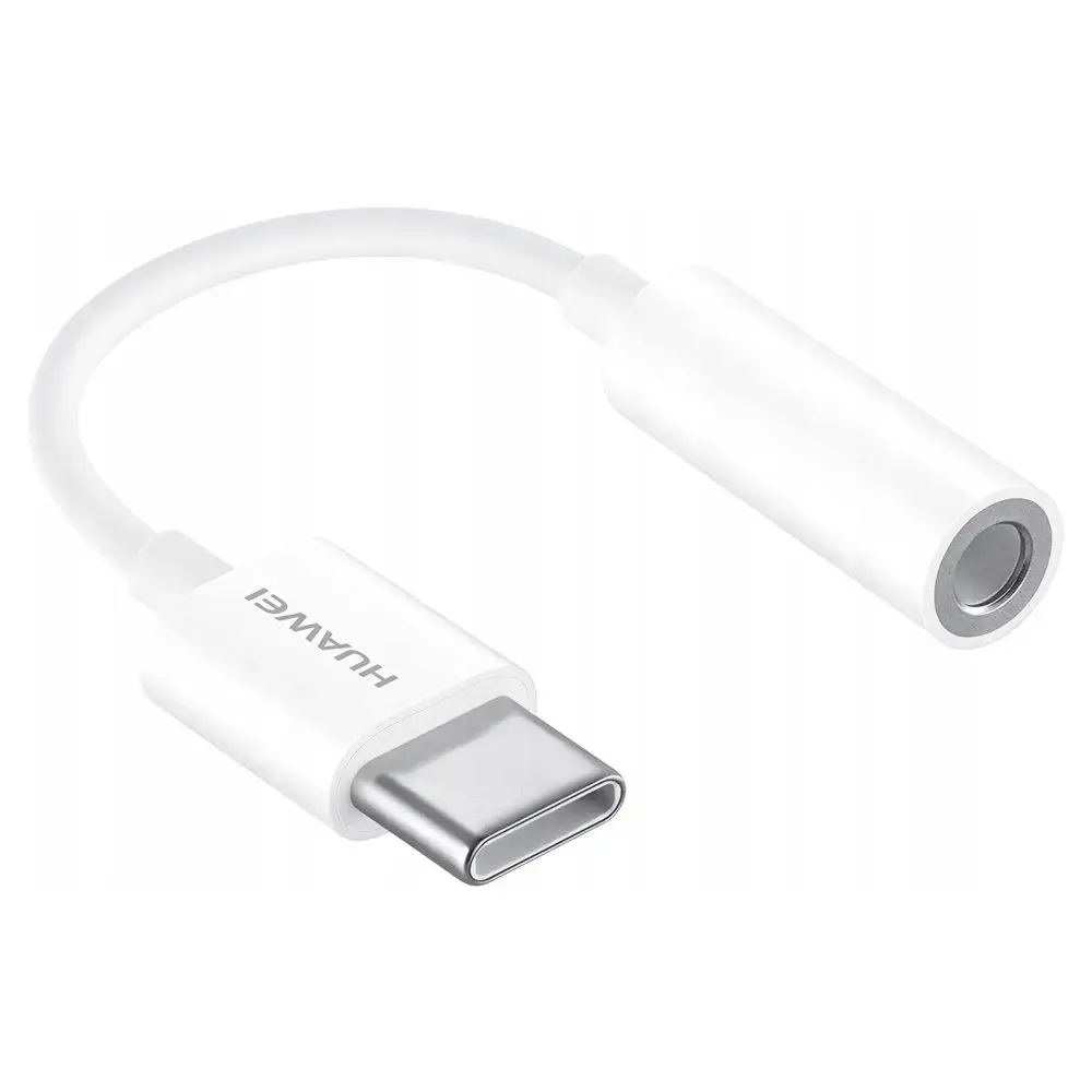 Аудиоадаптер Huawei CM20 3,5 мм на USB-C белый (блистер ЕС)