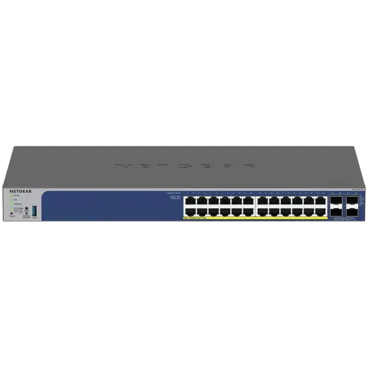 24P GE POE+ SMART SWTH W/10G SFP+
