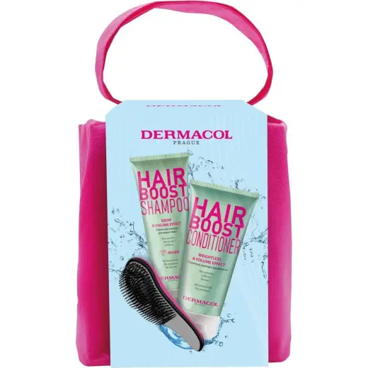 Dermacol, Set Regalo Bellezza, Hair Boost Volume Geschenkset (Set per La Cura Dei Capelli)