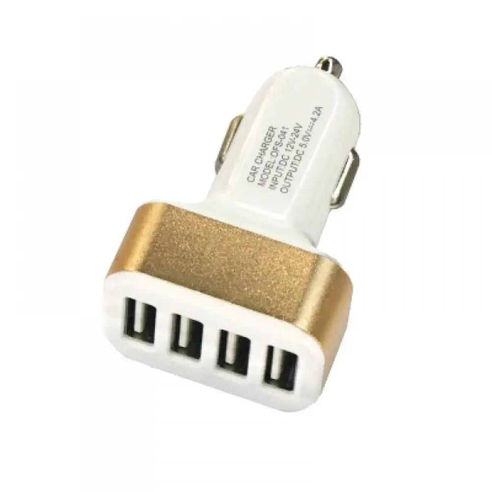 GoodBuy Auto Lādētājs 4 x USB 3.1A Balts