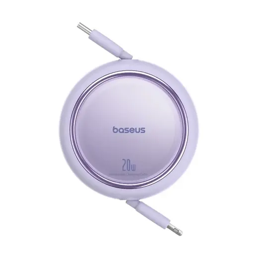 Baseus Free2Pull P10364501511-00 data transfer and charging cable | USB-C to Lightning | 20W | 1m | purple