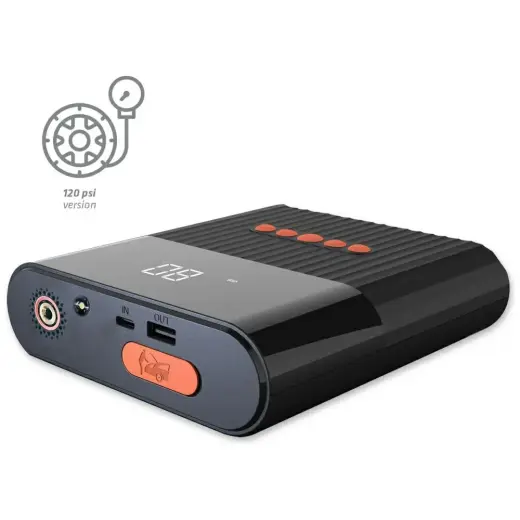 4smarts PitStop+ ārējais akumulators (powerbank) | 8800 mAh | USB-A, USB-C | LED lukturītis | melns
