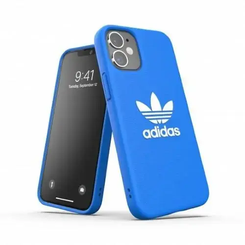 Adidas OR Moulded Case BASIC iPhone 12 Mini niebiesko-biały|bluebird-white 42221