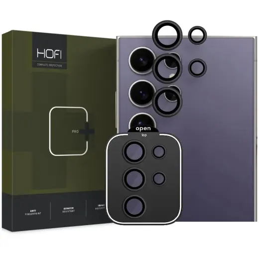 HOFI KAMERAS VĀCIŅŠ CAMRING PRO+ GALAXY S24 ULTRA BLACK