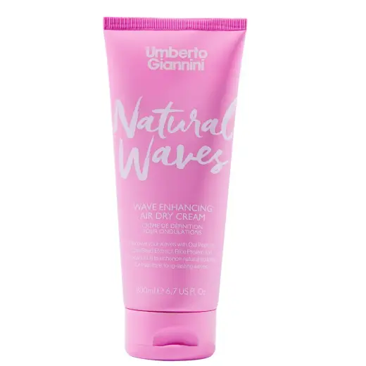 Umberto Giannini, Glazed Waves, Hair Leave-In Cream Treatment, Defining & Anti-Frizz, 200 ml