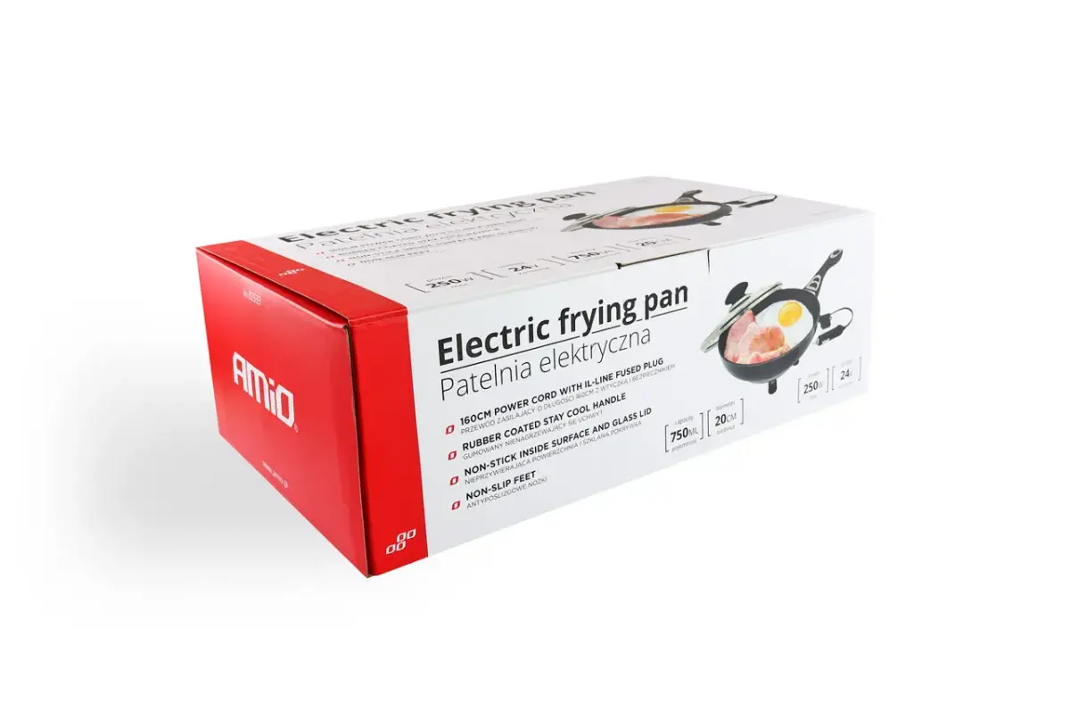 Electric frying Pan for car 20cm x 4cm 250W 24V