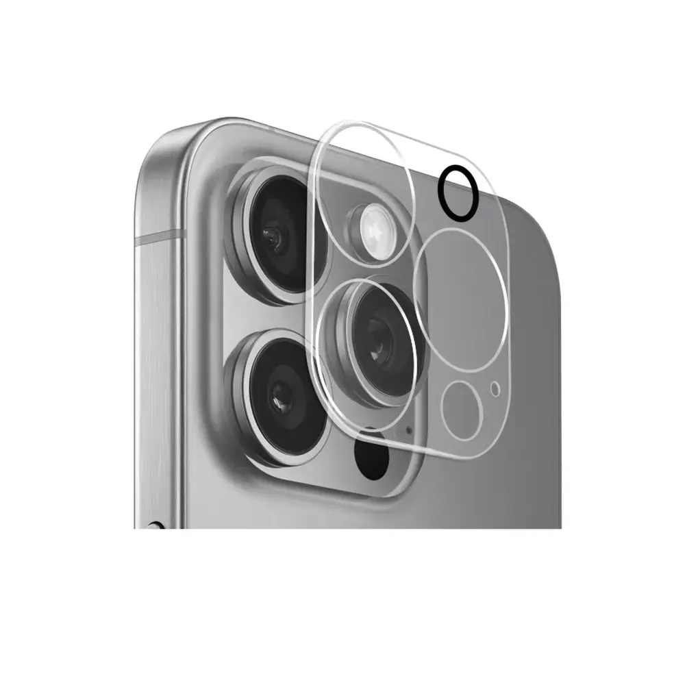 PURO Camera Tempered Glass for iPhone 16 Pro / iPhone 16 Pro Max Camera Island