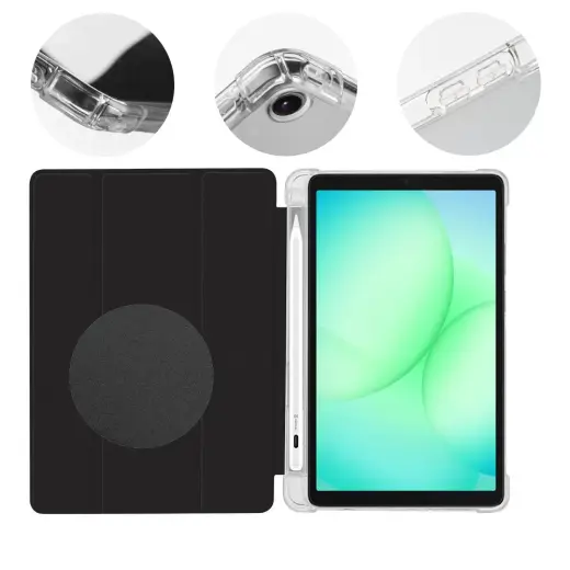 Obal:Me MistyTab planšetdatora maciņš Galaxy Tab A11 | Galaxy Tab A9 melns