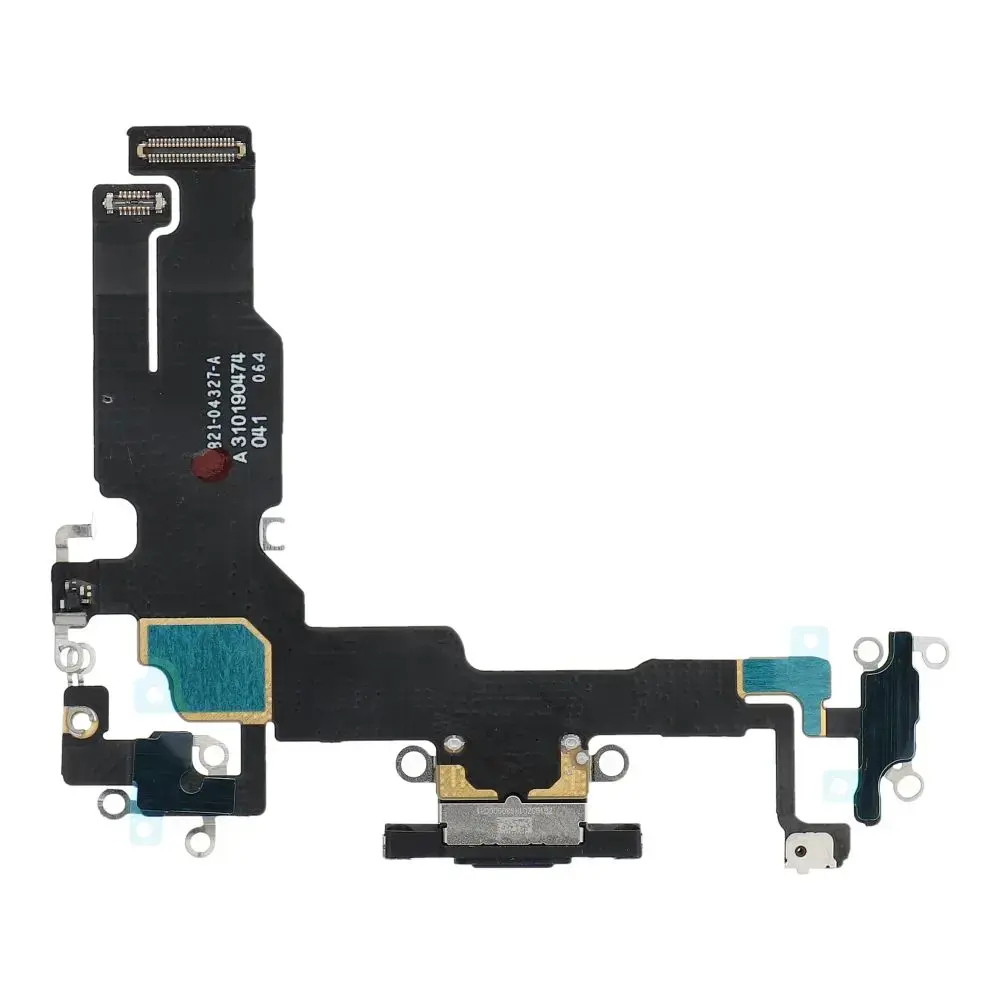 Charging flex USB for IPHONE 15 black OEM