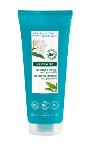 Klorane Cupuaçu Nourishing Shower Gel Eau De Tiaré 200ml