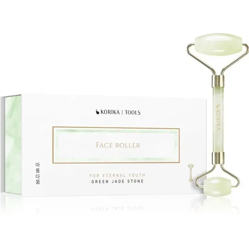 KORIKA Tools Roller Jade Green Stone Facial Massage Roller