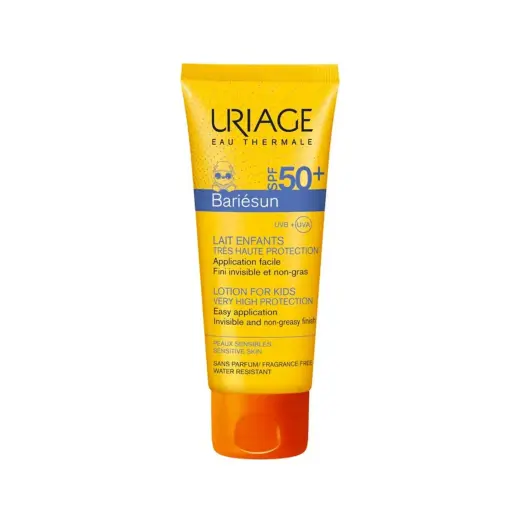 Uriage, Bariésun Baby Moisturizing Milk SPF50+, Hydrating & Protecting, Lotion, SPF50+, 100 ml