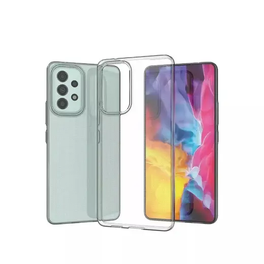 Clear 2 mm telefono dėklas Samsung Galaxy A53 5G (A536) skaidrus
