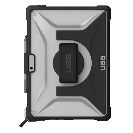 UAG Plasma Case with Built-in Stand and Hand and Shoulder Strap for Microsoft Surface Pro 8 - Gray|Black