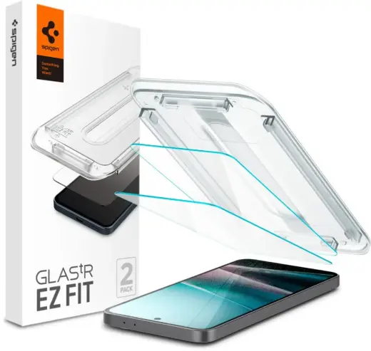 SPIGEN EZ FIT tempered glass for phone Samsung Galaxy A36 5G clear 2-pack