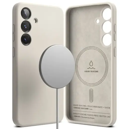 RINGKE SILICONE MAGNETIC MAGSAFE GALAXY S25+ PLUS STONE