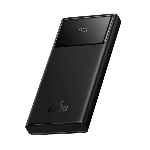 Baseus Star-Lord ārējais akumulators (powerbank) | 10 000 mAh | 22.5W | PD, QC | USB-C, USB-A | LED ekrāns | melns
