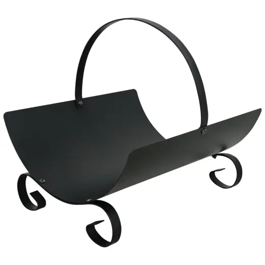 Firewood rack H173-B, black