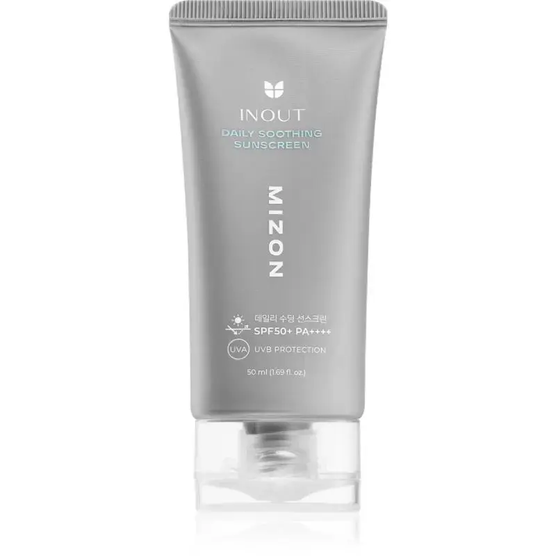 Mizon Inout Daily Soothing Sunscreen Ultra-thin Protective Fluid with Soothing Effect SPF 50+ 50 Ml