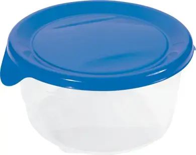 Food container round 0,5L Fresh&Go blue