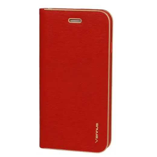 Vennus Book Case with frame for Xiaomi Redmi Note 12 5G/Poco X5 red