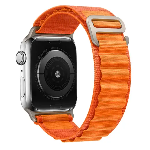 Nylon loop for Apple Watch 42|44|45|49 design 2 orange
