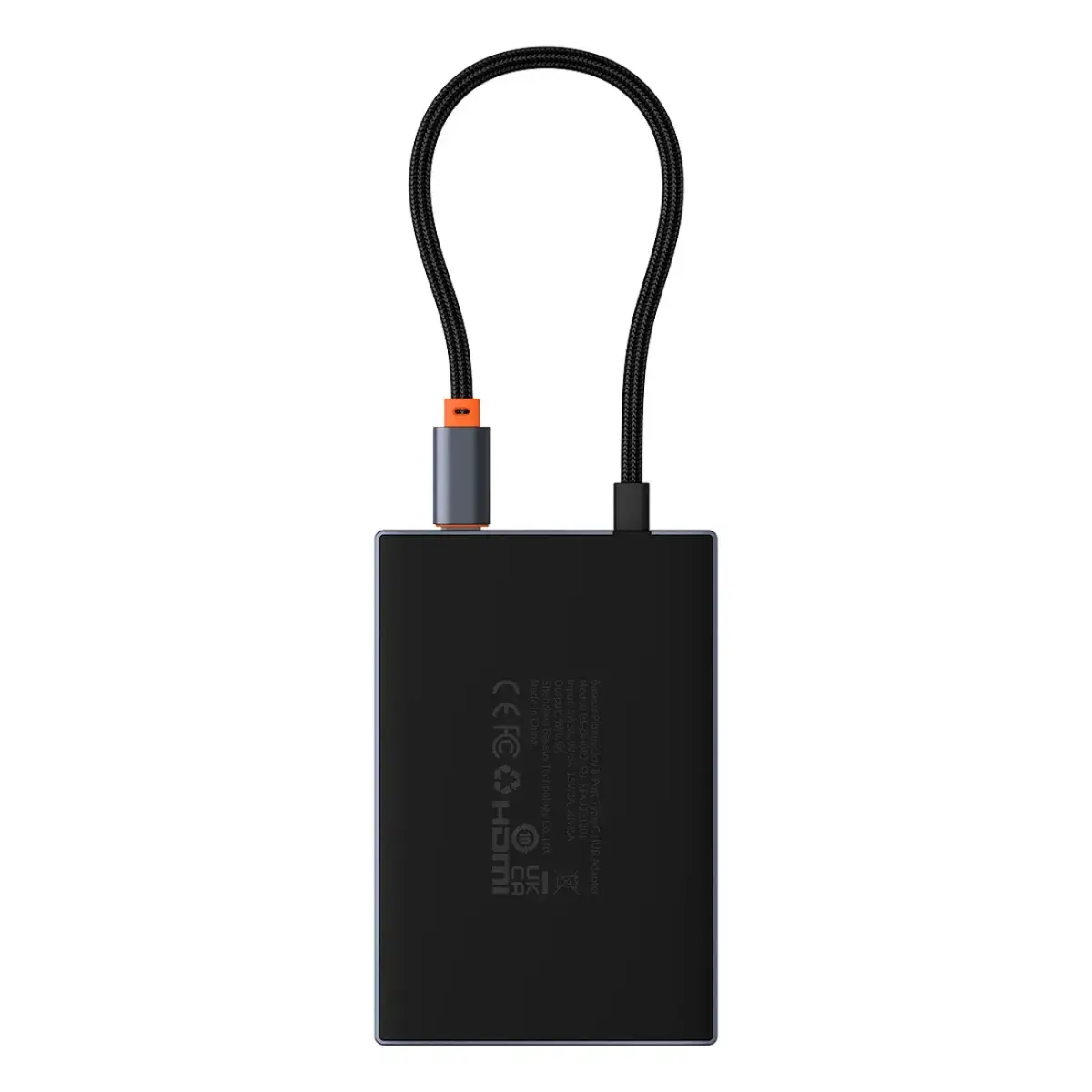 Baseus PioneerJoy 8-in-1 USB-C hub HDMI 4K@60Hz + HDMI 4K@30Hz + DisplayPort 8K@30Hz + VGA + 2 x USB-A 3.0 + 2 x USB-C - gray