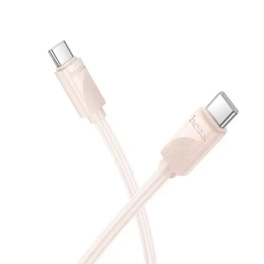 Hoco X114 data transfer and charging cable | USB-C to USB-C | PD, QC 3.0 | 60W | 1m | pink