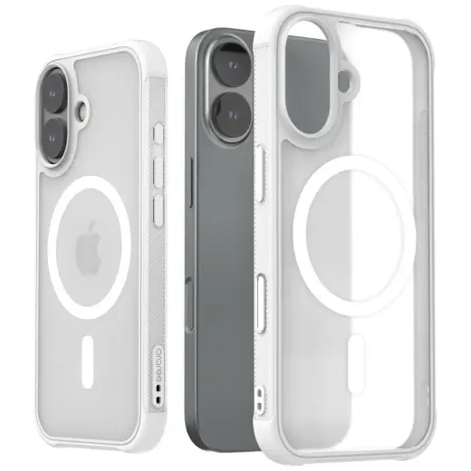 Araree Duple M Armor MagSafe Case for iPhone 17 White