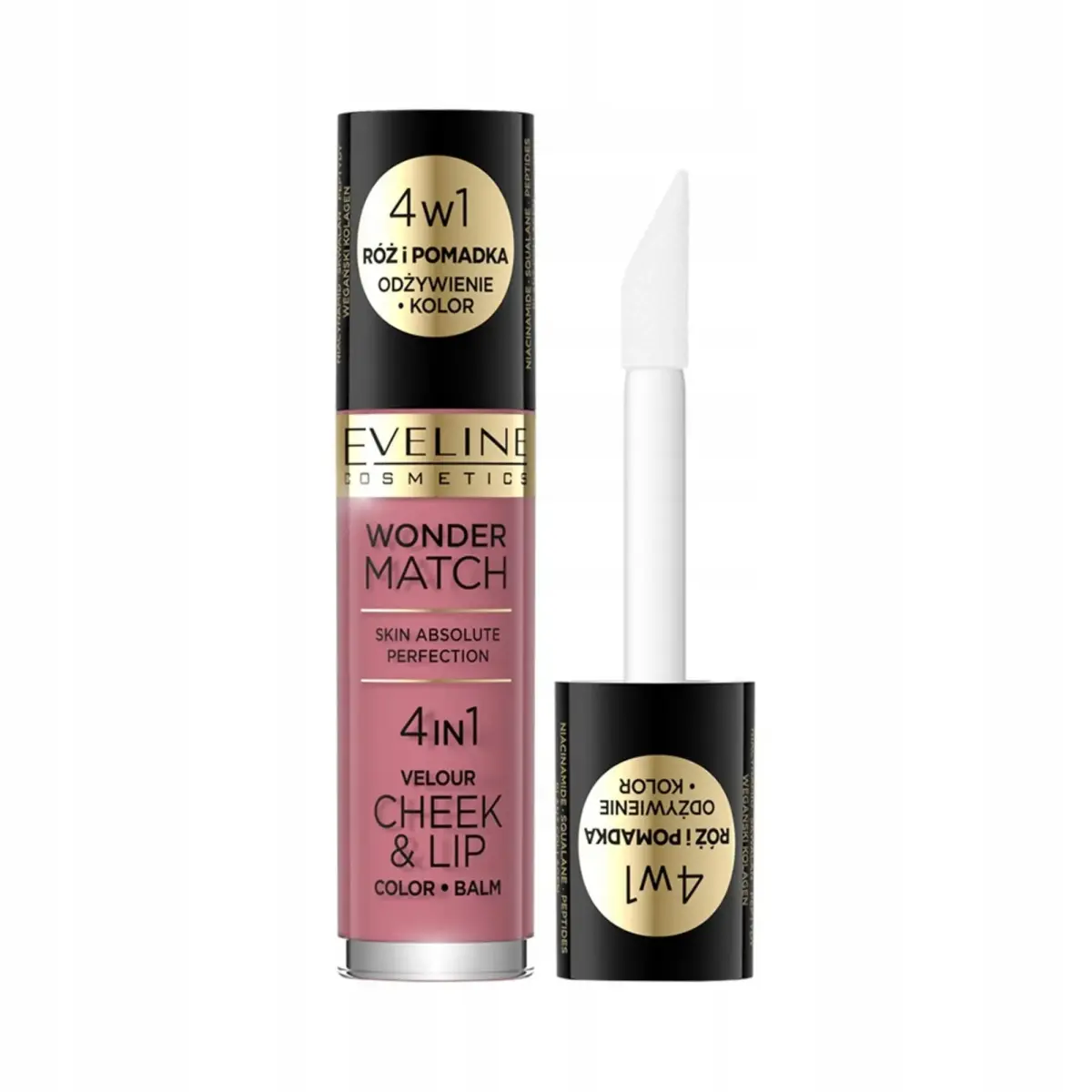 Eveline Cosmetics, Wonder Match 4in1, Lip & Cheek Balm 2-In-1, 04, 4.5 ml